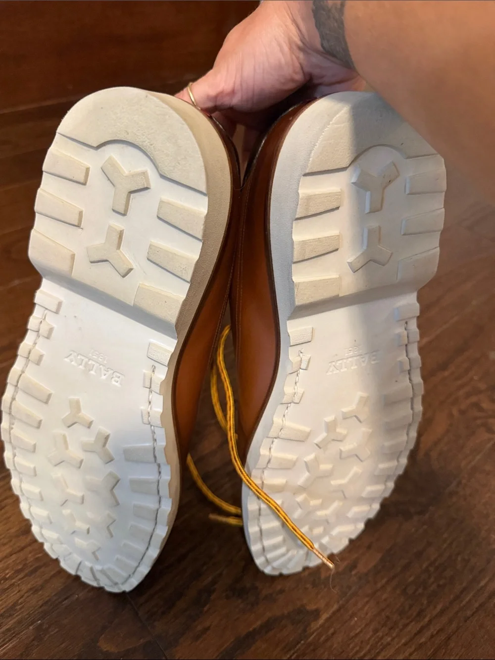 Men's Bally Leather Lace-Up shoes